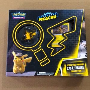 Detective Pikachu cafe figure collection box